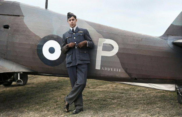 Photo Credit: RAF Official Photographer B.J. Daventry / Imperial War Museums / Wikimedia Commons / Public Domain (Colorized by Palette.fm)