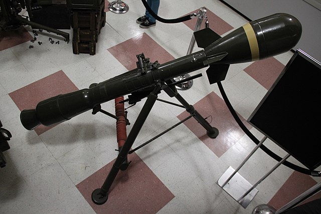 M28/M29 Davy Crockett Weapon System on display