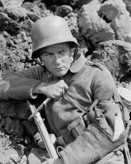 Lew Ayres as Paul Bäumer in 'All Quiet on the Western Front'