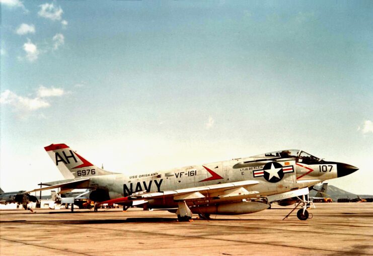 McDonnell F-3C Demon parked on the tarmac