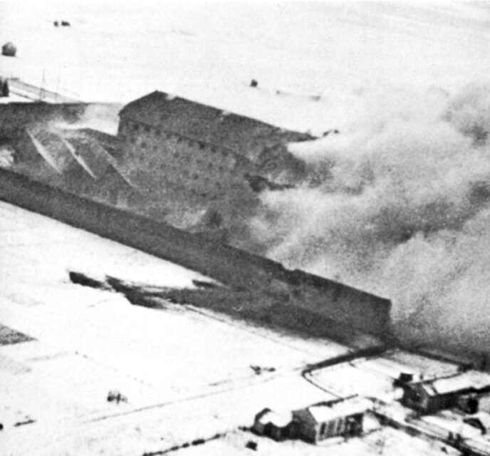 Amiens Prison shrouded in smoke