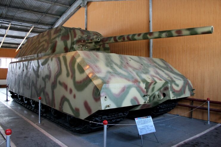 Panzerkampfwagen VIII Maus on display