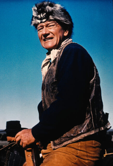 John Wayne as Col. Davy Crockett in 'The Alamo'