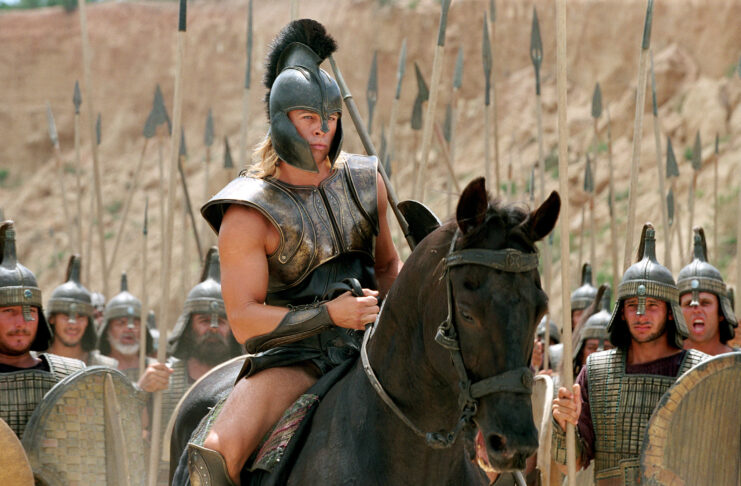 Brad Pitt as Achilles in 'Troy'