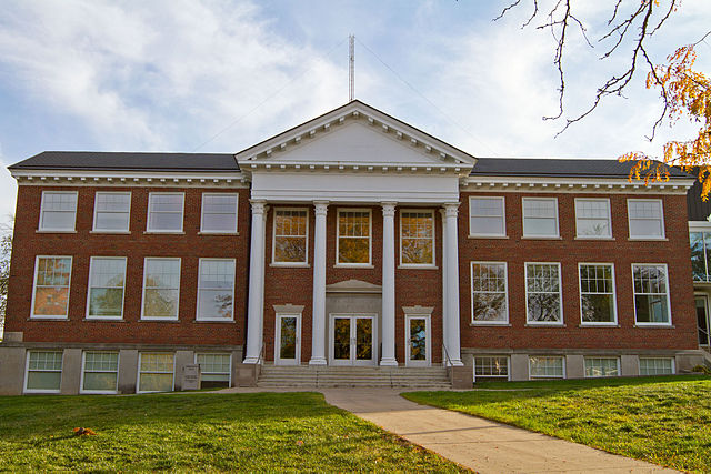 Exterior of a building at Cornell College