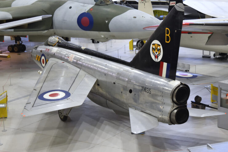 English Electric Lightning XM135 on display