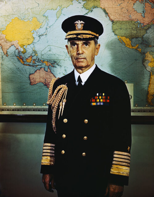 Military portrait of William Leahy