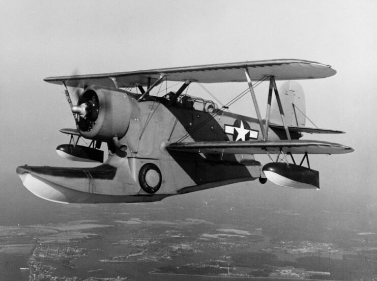 Grumman J2F Duck in flight