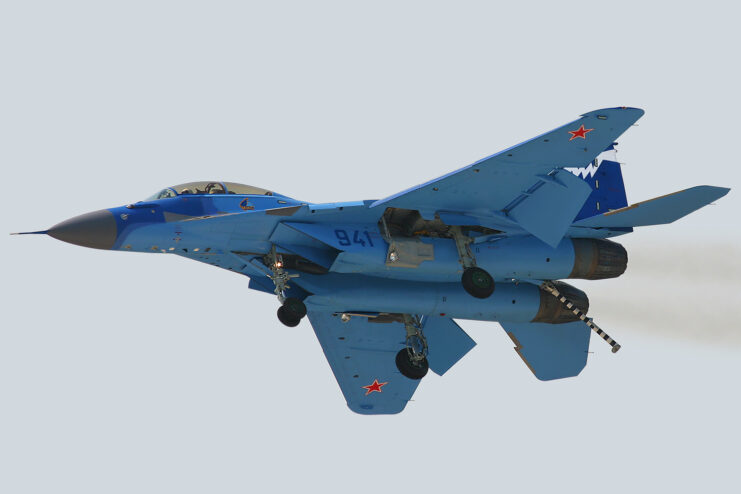 Mikoyan MiG-29K in flight