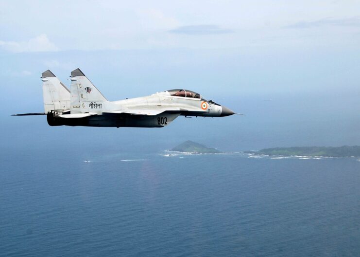 Mikoyan MiG-29K in flight