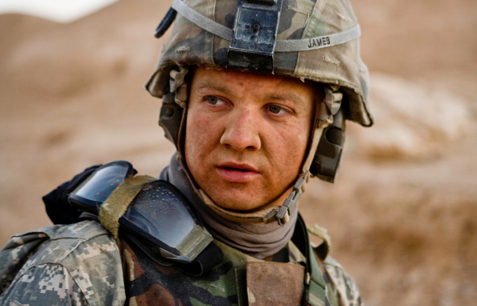 Jeremy Renner as Sgt. First Class William James in 'The Hurt Locker'