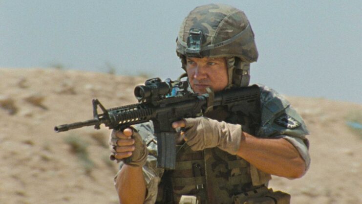 Jeremy Renner as Sgt. First Class William James in 'The Hurt Locker'