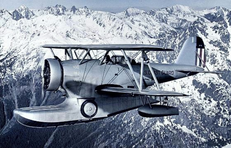 Grumman J2F Duck in flight