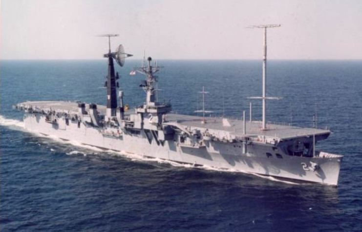 USS Wright (CC-2) at sea