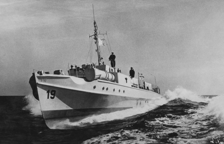 E-boat at sea