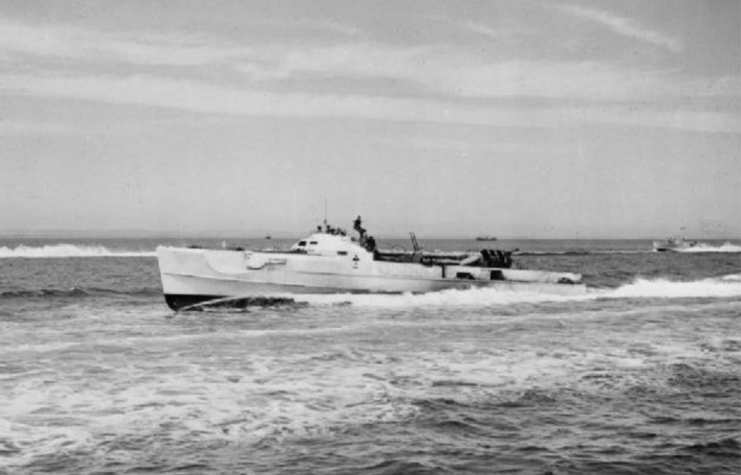 E-boat at sea