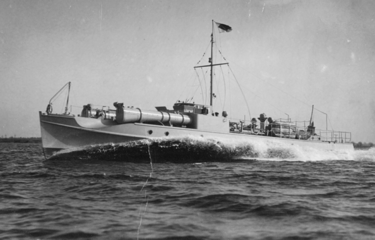 E-boat at sea