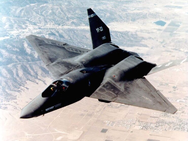 Northrop YF-23 in flight