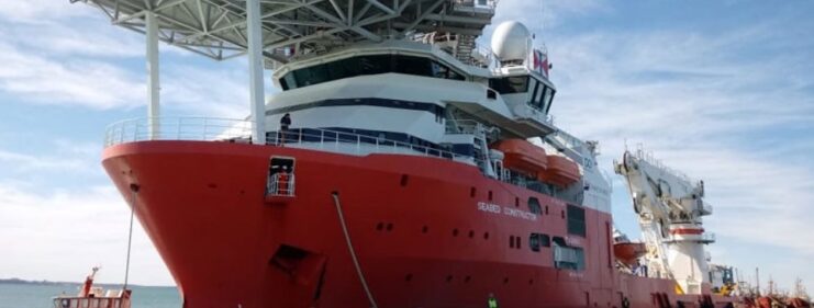 Seabed Constructor docked at port