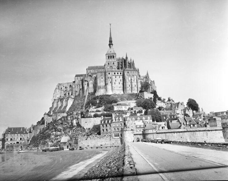 View of Mont-Saint-Michel