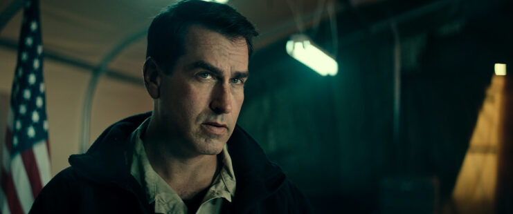 Rob Riggle as Col. Max Bowers in '12 Strong'