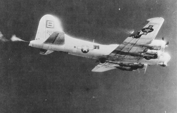 Boeing B-17 Flying Fortress 'The Thomper' in flight