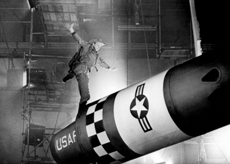 Slim Pickens as Maj. T.J. "King" Kong in 'Dr. Strangelove or: How I Learned to Stop Worrying and Love the Bomb'