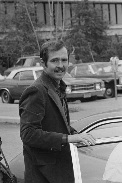 Leonard Matlovich getting into a car