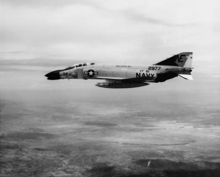 McDonnell Douglas F-4 Phantom II in flight