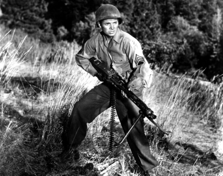 Audie Murphy as himself in 'To Hell and Back'