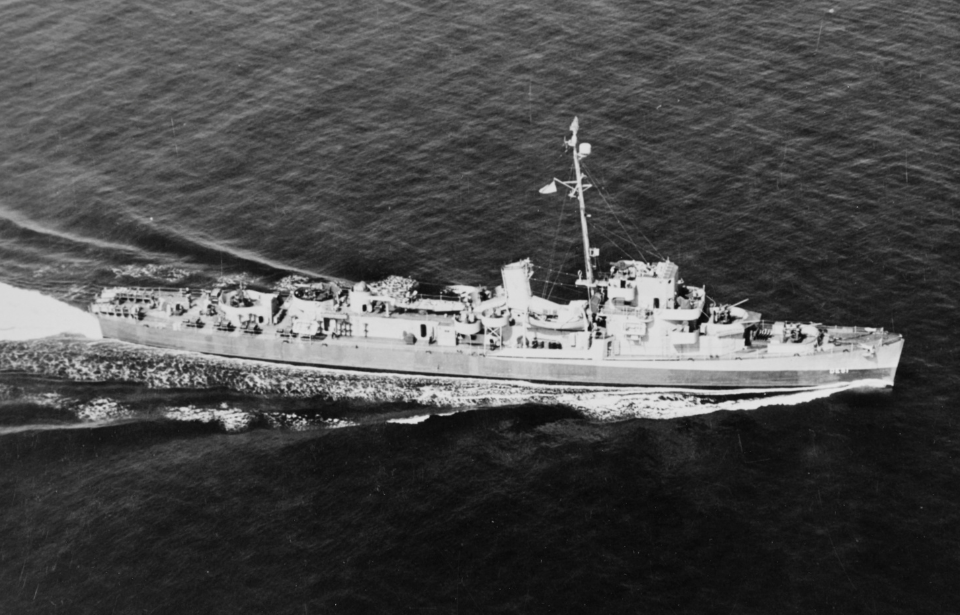 USS Buckley (DE-51) at sea