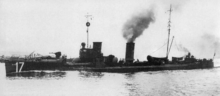 SMS S17 at sea