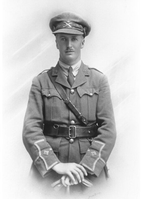 Military portrait of Albert Baker