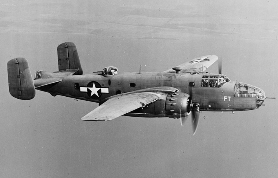 North American B-25 Mitchell in flight