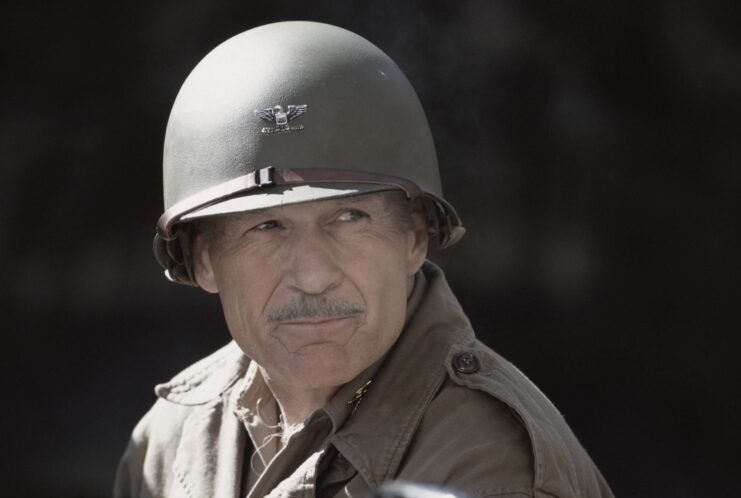 Dale Dye as Col. Robert Sink in 'Band of Brothers'