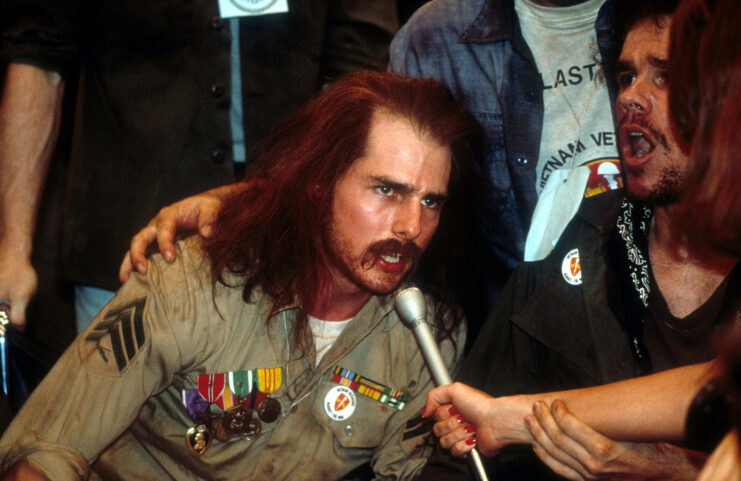 Tom Cruise as Ron Kovic in 'Born on the Fourth of July'