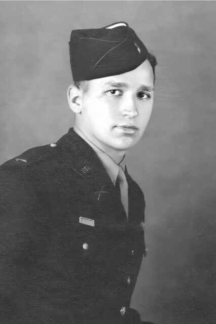 Military portrait of Ed Shames