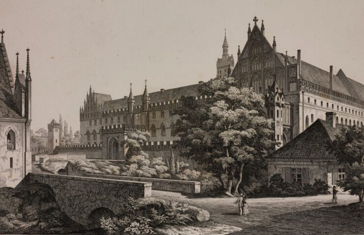 Engraving of Malbork Castle