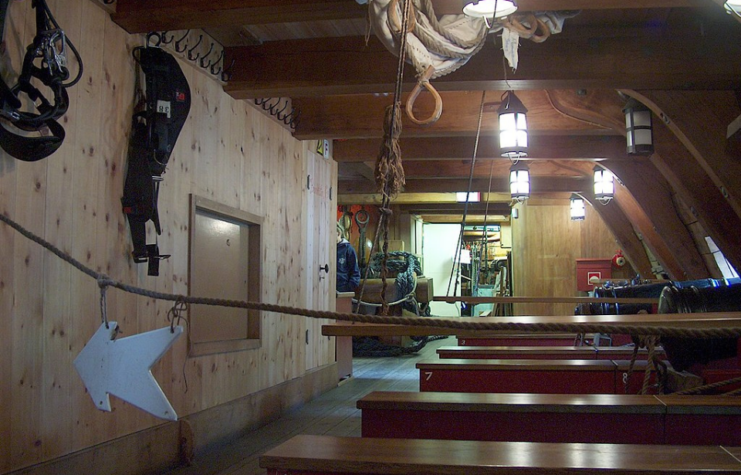 Interior view of the Götheborg of Sweden