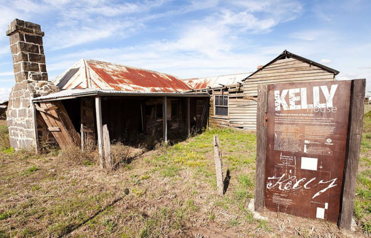 Exterior of a dilapidated house