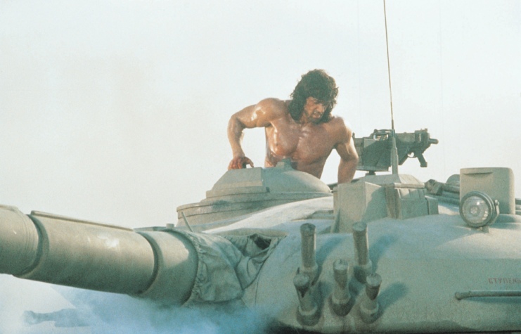 Sylvester Stallone as John Rambo in 'Rambo III'