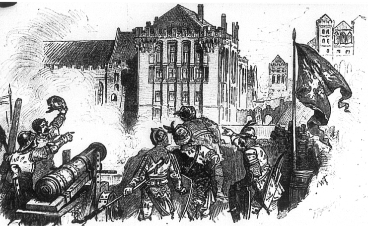 Illustration of the Siege of Marienburg