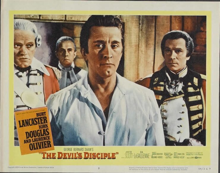 Lobby card for 'The Devil's Disciple'