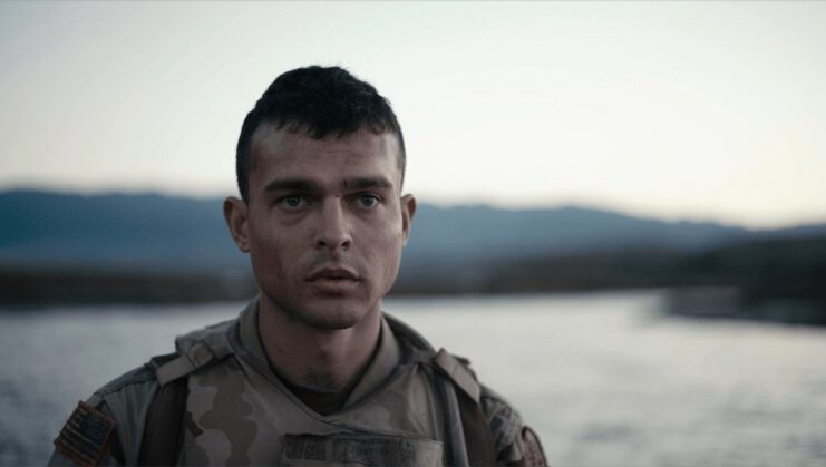 Alden Ehrenreich as Brandon Bartle in 'The Yellow Birds'