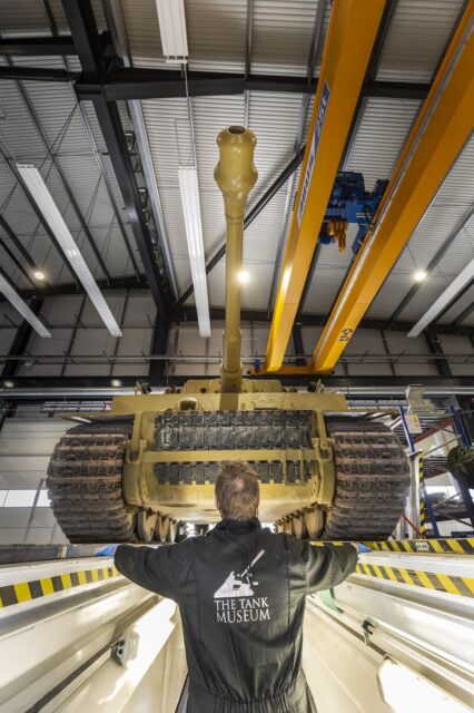 Individual staring at the front of Tiger 131