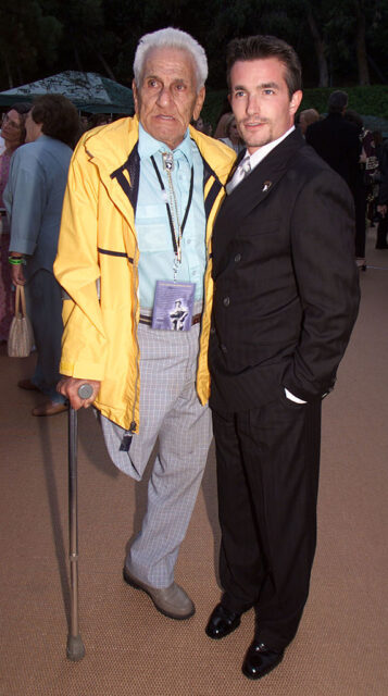 William Guarnere and Frank John Hughes standing together