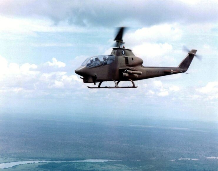 Bell AH-1G Cobra in flight