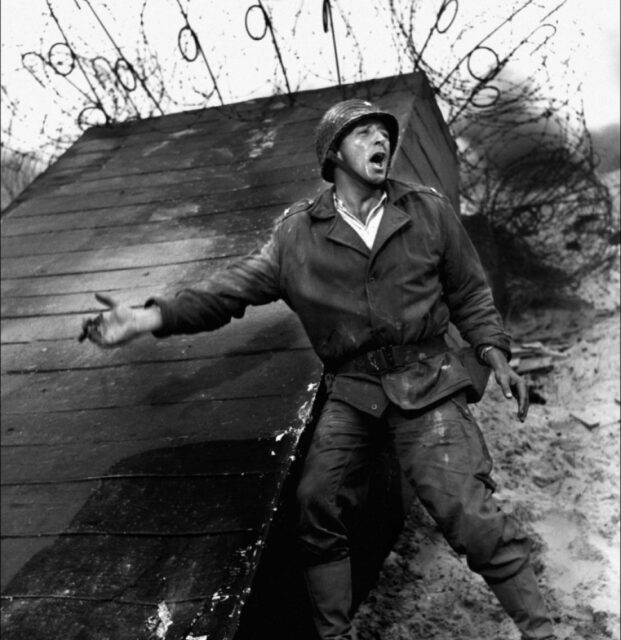 Robert Mitchum as Brig. Gen. Norman Cota in 'The Longest Day'