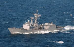 USS Halyburton (FFG-40) at sea