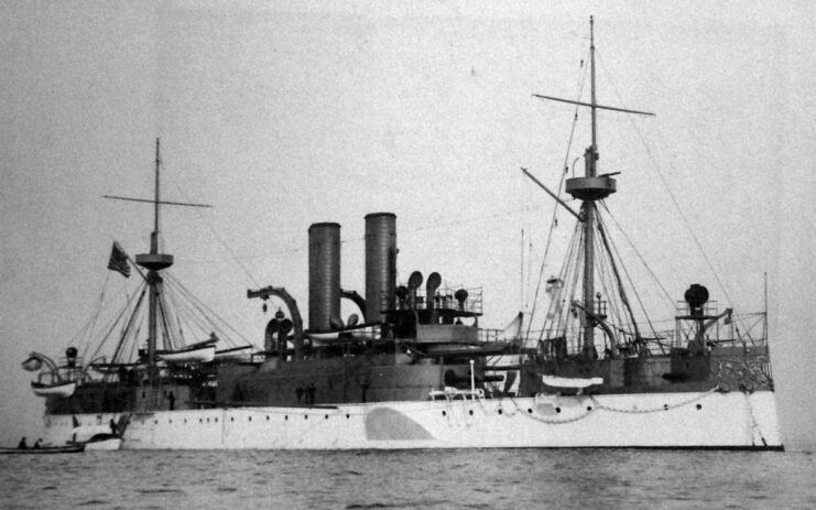 USS Maine (1889) at sea